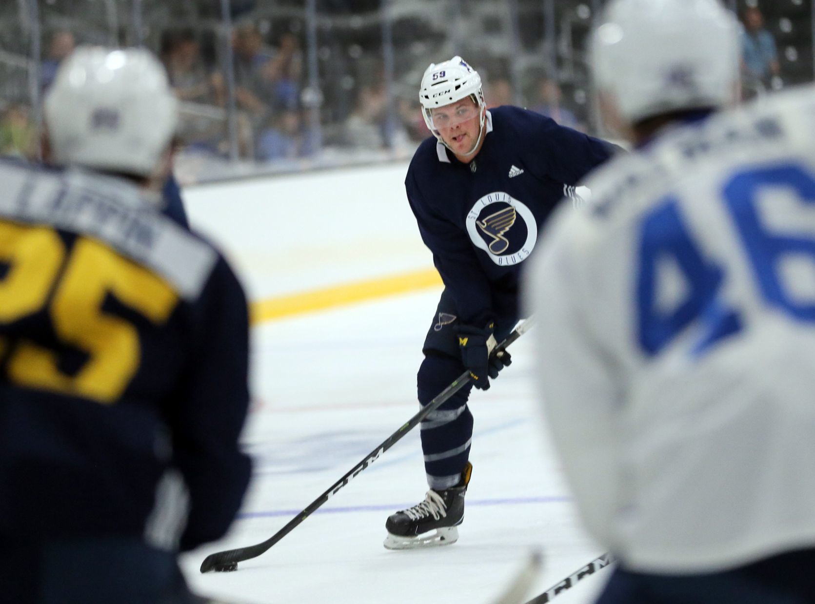 St. Louis Blues pre-season starts, Jake Dotchin